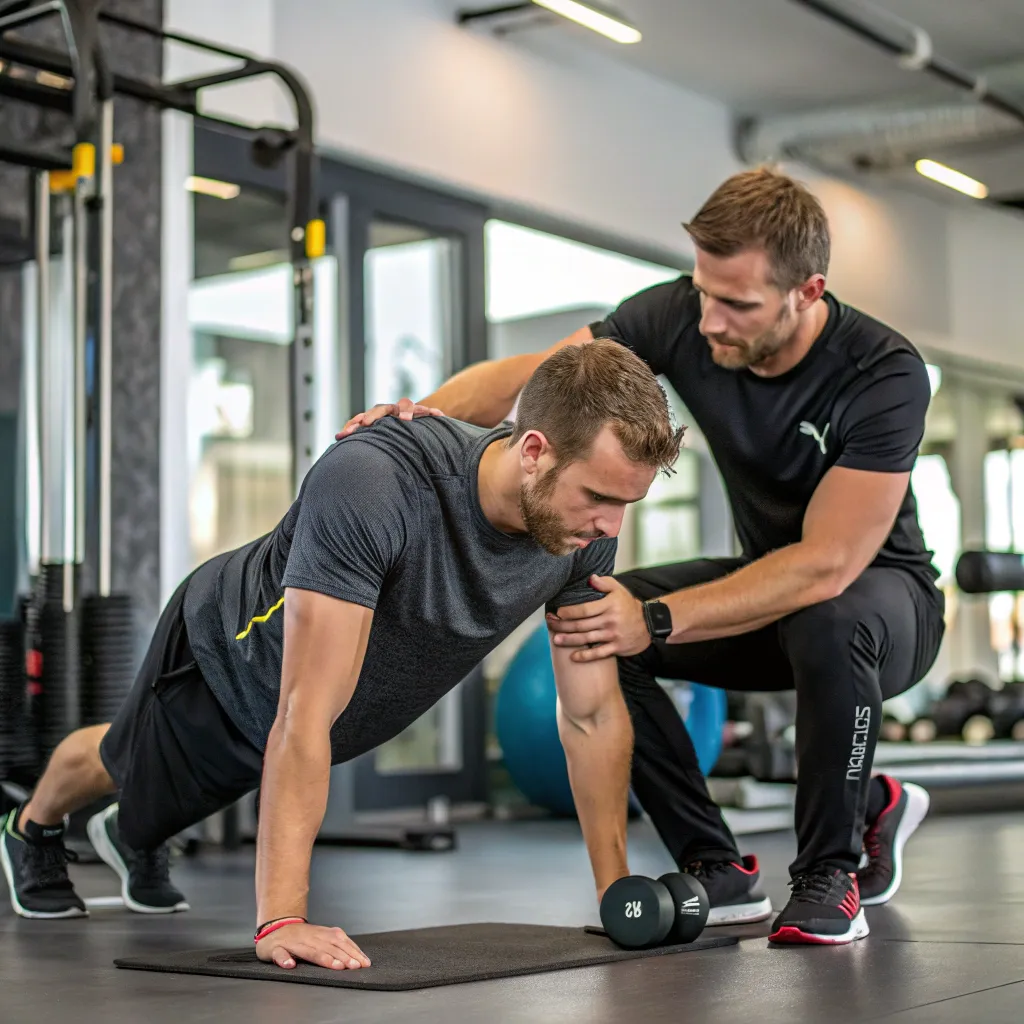 Illustration of Personal Fitness Coaching