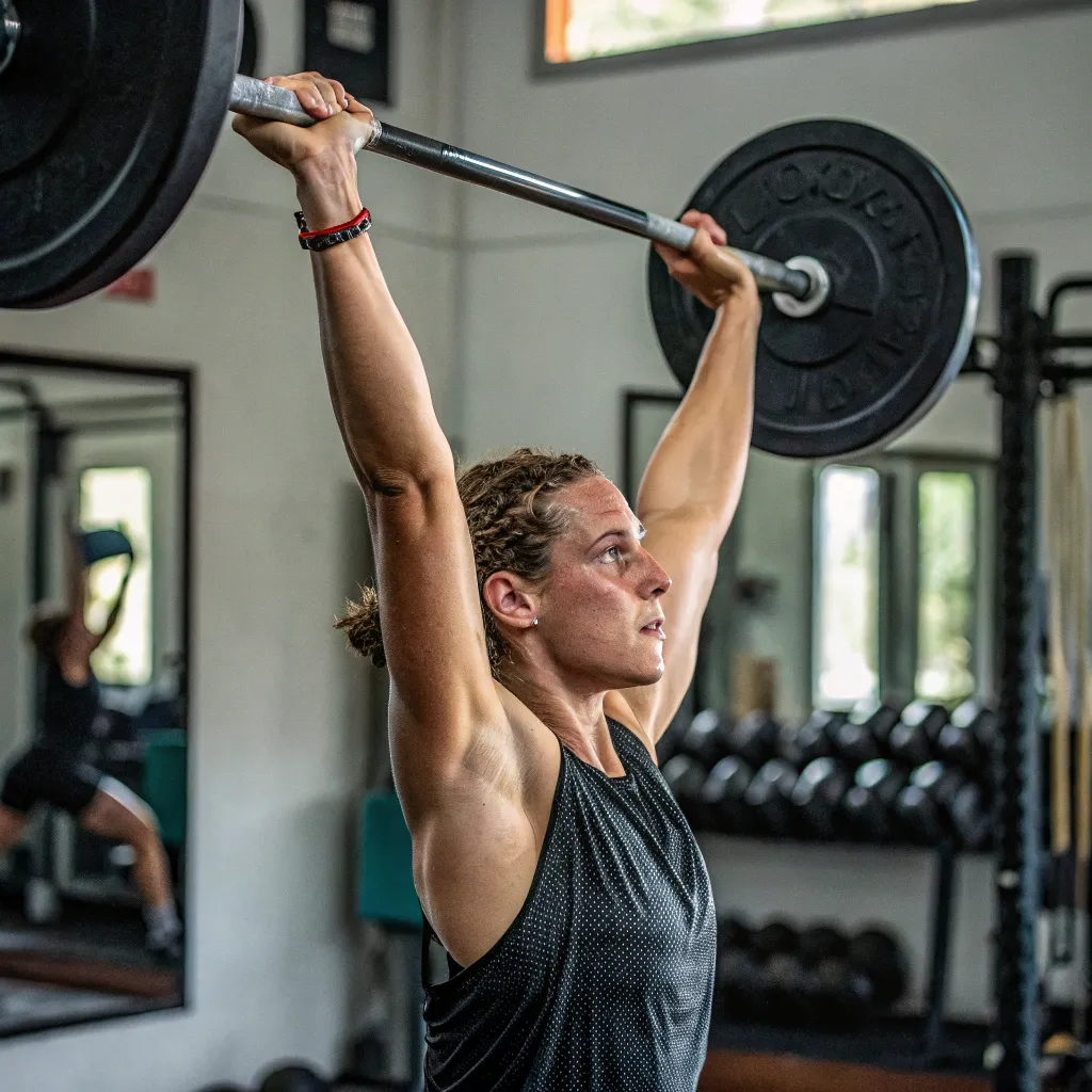 Person lifting weights